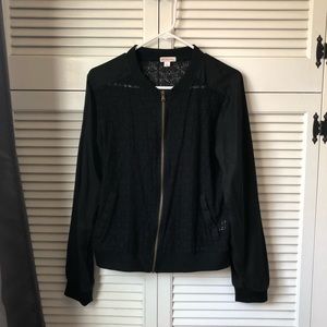 EYELET Bomber style Jacket